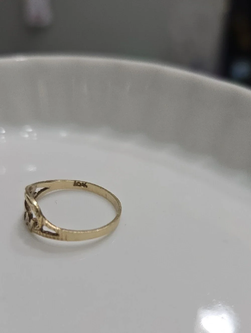 Vintage 1990s Nike Ring, 10K solid gold
